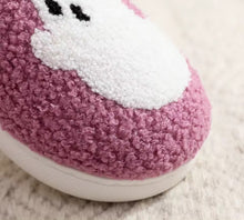Load image into Gallery viewer, Pink Ghost Slippers