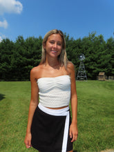 Load image into Gallery viewer, Black and White Stripe Skirt