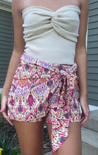 Load image into Gallery viewer, Boho Pink Tie Skirt