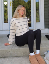 Load image into Gallery viewer, Cropped Striped Sweater