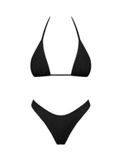 Load image into Gallery viewer, Black Triangle Bikini Set - Juniper
