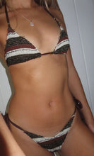 Load image into Gallery viewer, Saddleback Stripe Bikini Set - Juniper