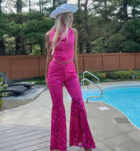 Load image into Gallery viewer, Pink Cowgirl Costume - Black Cowboy Costume