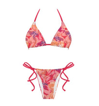 Load image into Gallery viewer, Pink Floral Halter Bikini Set - Juniper