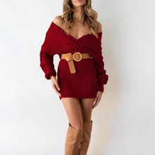 Load image into Gallery viewer, Bodycon Allure Knit Dress