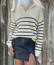 Load image into Gallery viewer, Fall Stipes Sweater - Juniper