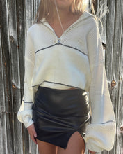 Load image into Gallery viewer, Driftwood Dreams Quarter Zip Sweater