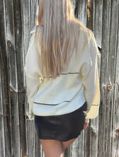 Load image into Gallery viewer, Driftwood Dreams Quarter Zip Sweater