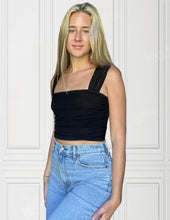 Load image into Gallery viewer, Brown/Black Green Mesh Top