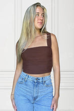 Load image into Gallery viewer, Brown/Black Green Mesh Top