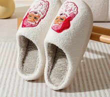 Load image into Gallery viewer, Pink Santa Clause Slippers