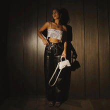 Load image into Gallery viewer, Silver Sparkle Evening Top - Juniper