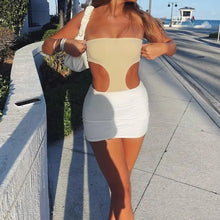 Load image into Gallery viewer, Mini Black/White Skirt