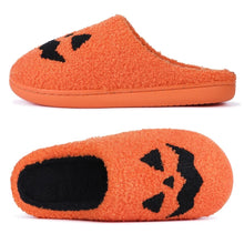 Load image into Gallery viewer, Halloween Pumpkin Slippers