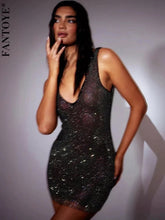 Load image into Gallery viewer, Sparkly Bodycon Mini Homecoming Dress