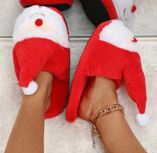 Load image into Gallery viewer, Santa Slippers