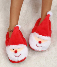 Load image into Gallery viewer, Santa Slippers