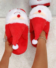 Load image into Gallery viewer, Santa Slippers