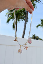 Load image into Gallery viewer, Beachy Pearl Charm Necklace - Juniper