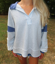Load image into Gallery viewer, Blue Horizon Pullover - Juniper