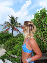 Load image into Gallery viewer, PREORDER Blue Lagoon Reversible Bikini Set - Juniper