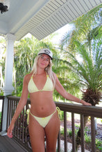 Load image into Gallery viewer, Golden Hour Textured Triangle Bikini Set - Juniper