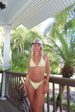 Load image into Gallery viewer, Golden Hour Textured Triangle Bikini Set - Juniper