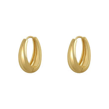 Load image into Gallery viewer, Gold Hoop Earrings
