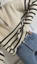 Load image into Gallery viewer, Fall Stipes Sweater - Juniper