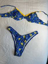 Load image into Gallery viewer, Yellow/Blue Floral Bikini - Juniper