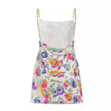 Load image into Gallery viewer, Taylor Sequin Floral Dress - Juniper