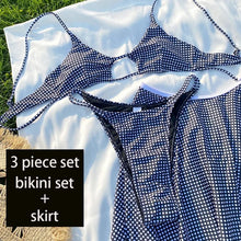 Load image into Gallery viewer, Checkered Black and White Bikini - Juniper