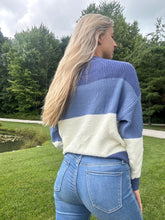 Load image into Gallery viewer, Blue Knit Sweater