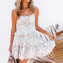 Load image into Gallery viewer, Pink Ruffle Floral Dress