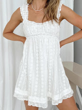 Load image into Gallery viewer, Mini White Floral Dress - Juniper