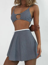 Load image into Gallery viewer, Checkered Black and White Bikini - Juniper