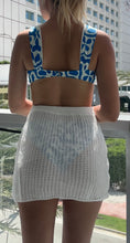 Load image into Gallery viewer, White Knit Coverup Bikini Skirt - Juniper