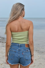 Load image into Gallery viewer, Light Green Twisted knit Top - Juniper