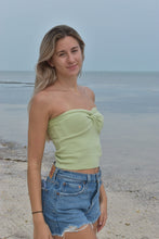 Load image into Gallery viewer, Light Green Twisted knit Top - Juniper