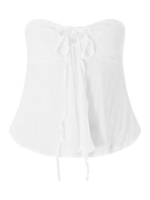 Load image into Gallery viewer, Mesh Strapless Top - Juniper