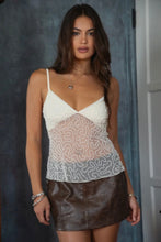 Load image into Gallery viewer, Midnight Cocoa Sheer Top - Juniper