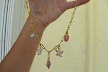 Load image into Gallery viewer, Paper Clip Charm Necklace - Juniper