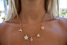 Load image into Gallery viewer, Paper Clip Charm Necklace - Juniper
