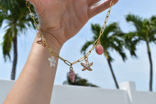 Load image into Gallery viewer, Paper Clip Charm Necklace - Juniper