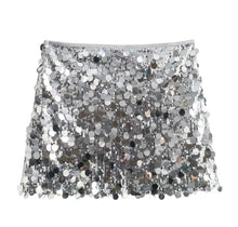 Load image into Gallery viewer, Sparkly Mini Sequin Skirt - Juniper