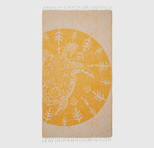 Load image into Gallery viewer, Turkish turtle beach towel