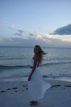 Load image into Gallery viewer, White Smocked Tube Top & Maxi Skirt Set - Juniper