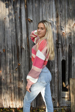 Load image into Gallery viewer, Lex Pink Striped Sweater - Juniper