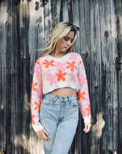 Load image into Gallery viewer, Maddy Pink Floral Sweater - Juniper