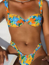 Load image into Gallery viewer, Colorful Floral Bikini Set - Juniper
